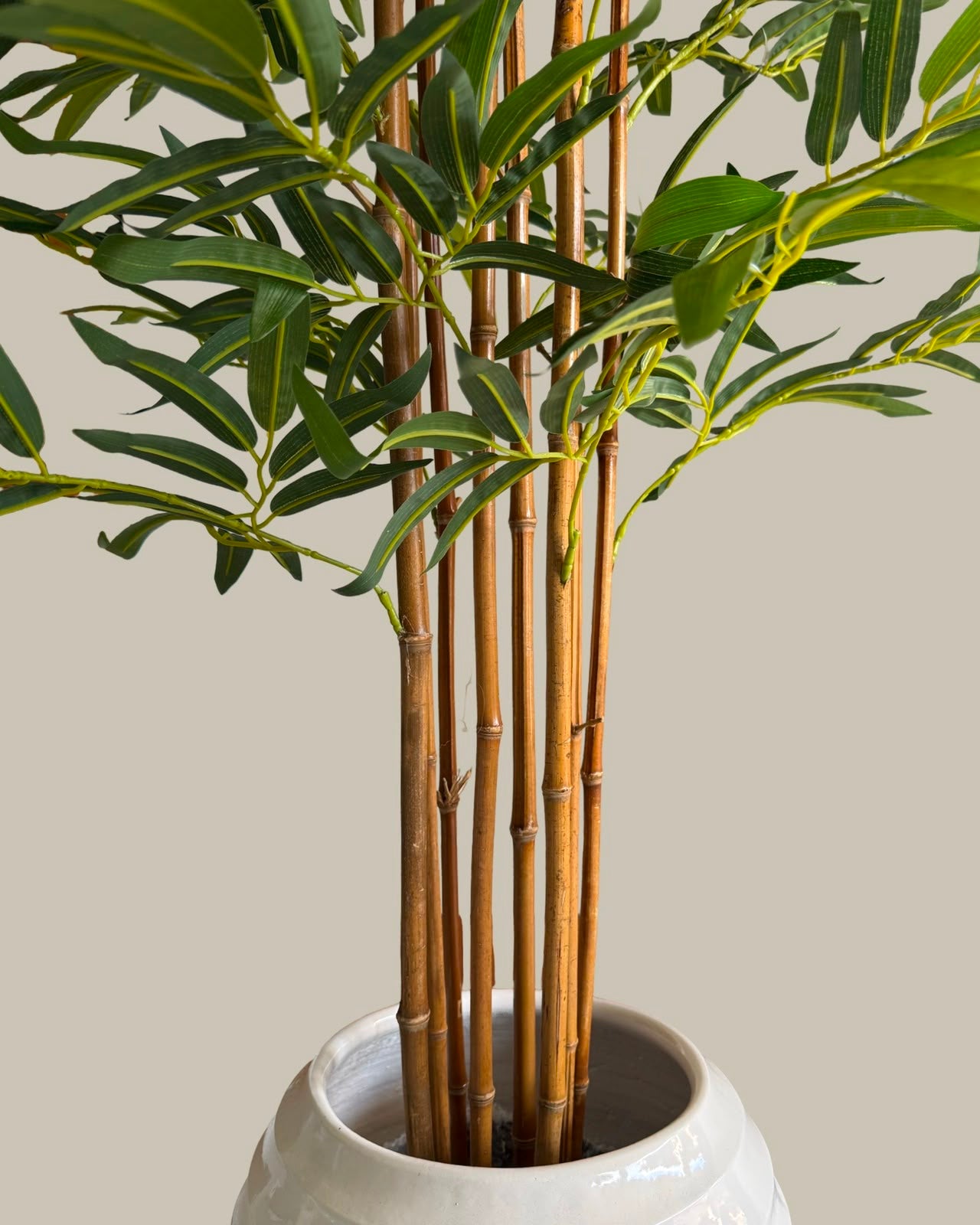 Faux Bamboo Tree with Real Bamboo Trunk 180CM