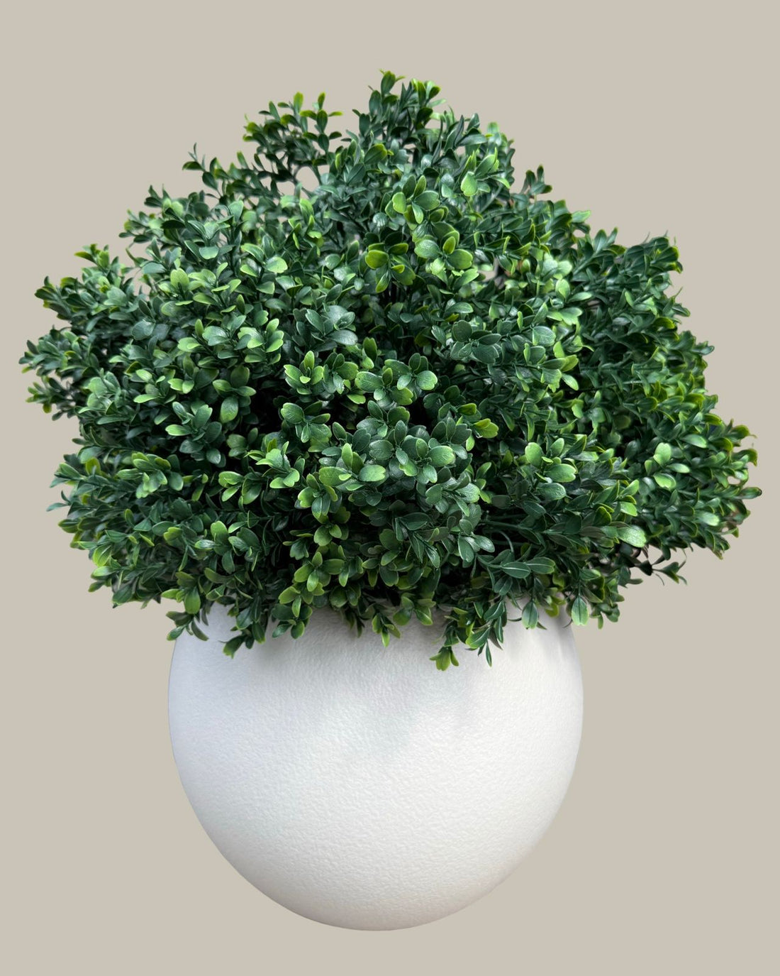 Artificial UV-Resistant Boxwood Topiary Ball with Spike (Set of 2)