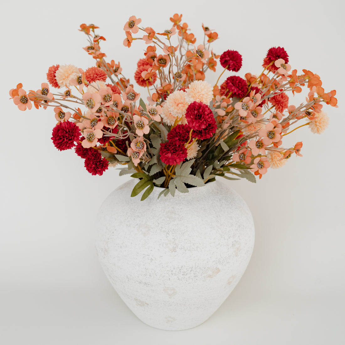 Faux Assorted and Wild Flower Arrangement