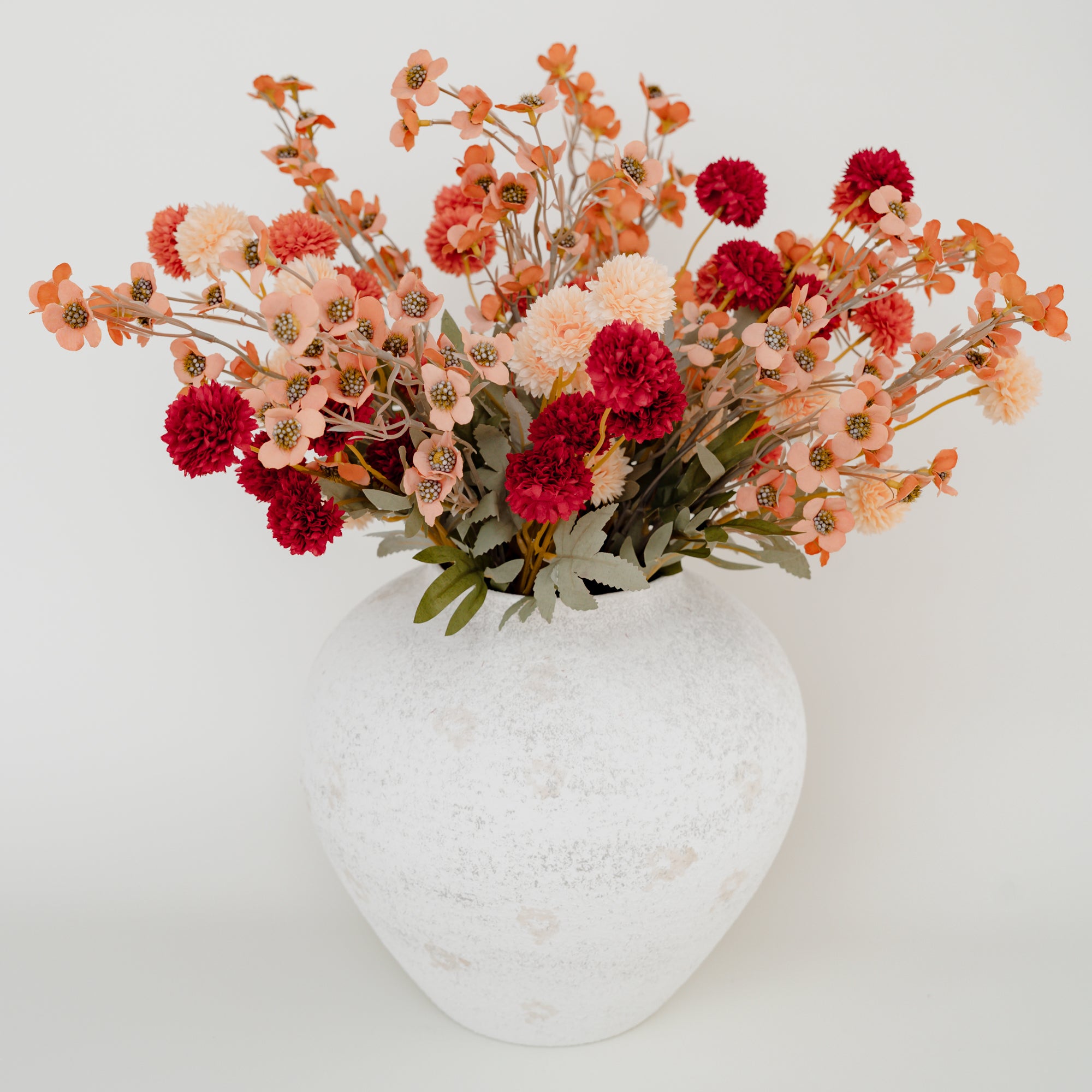 Faux Assorted and Wild Flower Arrangement