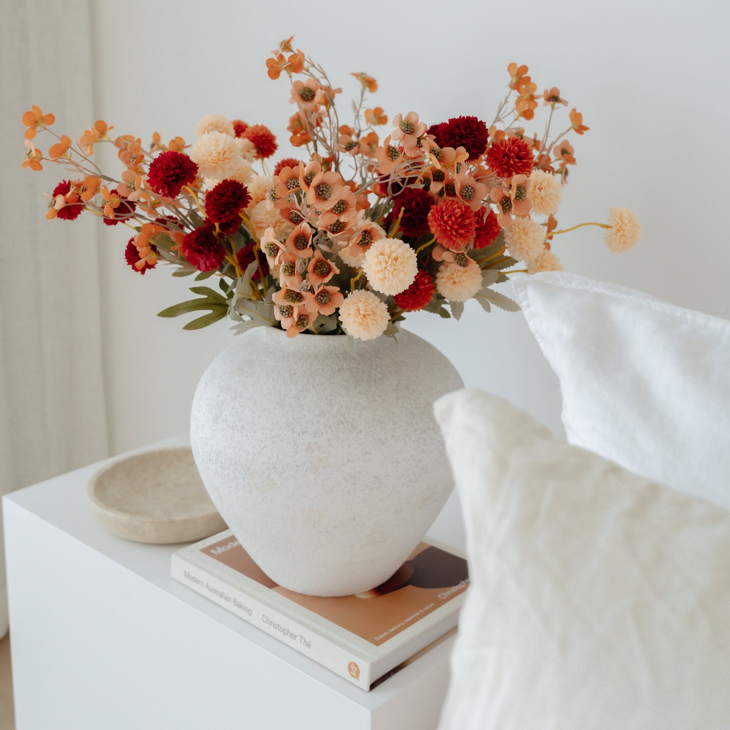 Faux Assorted and Wild Flower Arrangement – lifestyle