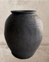 Provence Farmhouse Urn Pot - Charcoal Black