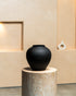Luma Round Vase - Black