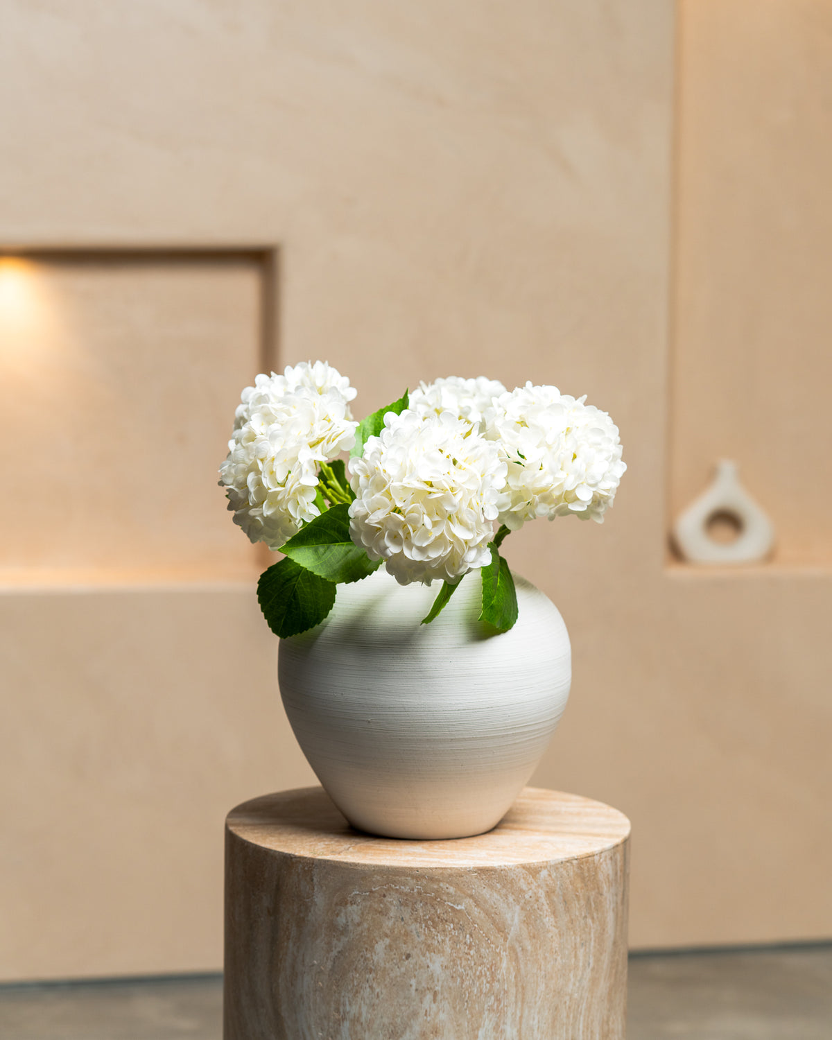 White Hydrangea - 5 Stems
