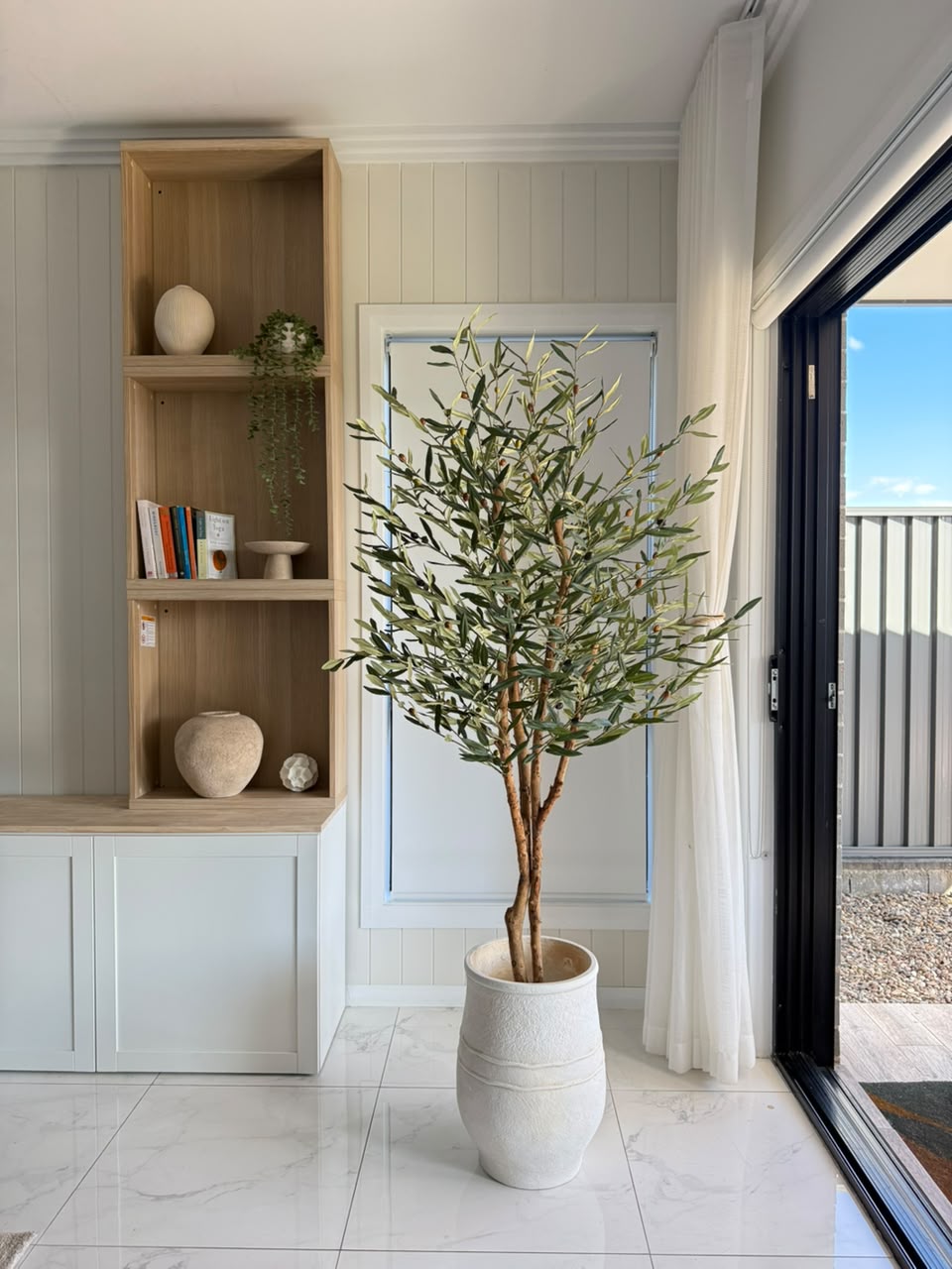 Ultra Realistic Faux Real Wood Olive Tree 180cm