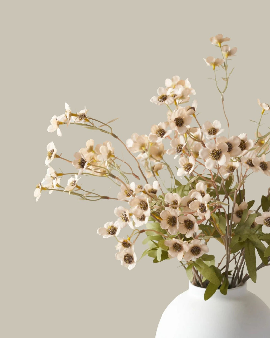 Faux Flower Stems - Ivory