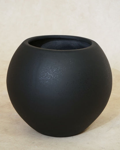 Maren Extra Large Round Pot - Black