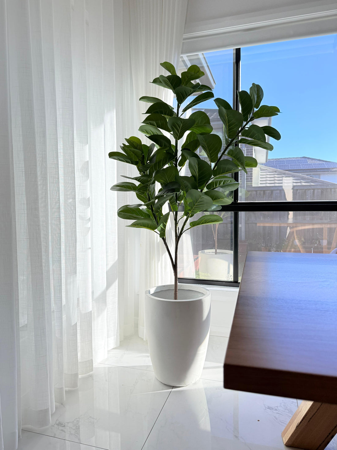 Artificial Fiddle Fig Leaf Tree 160CM