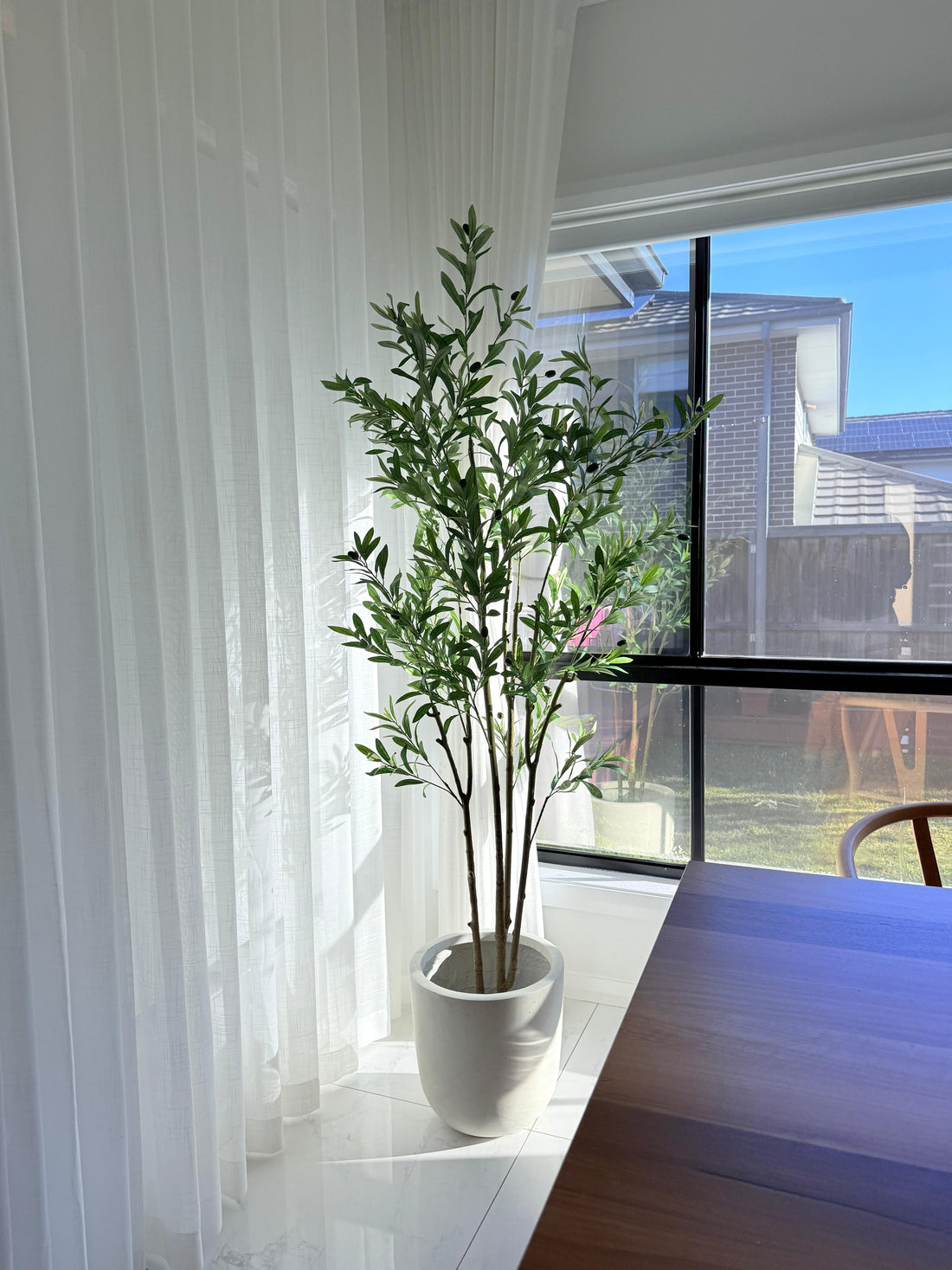 Artificial Tall Multi Branch Olive Tree 180CM