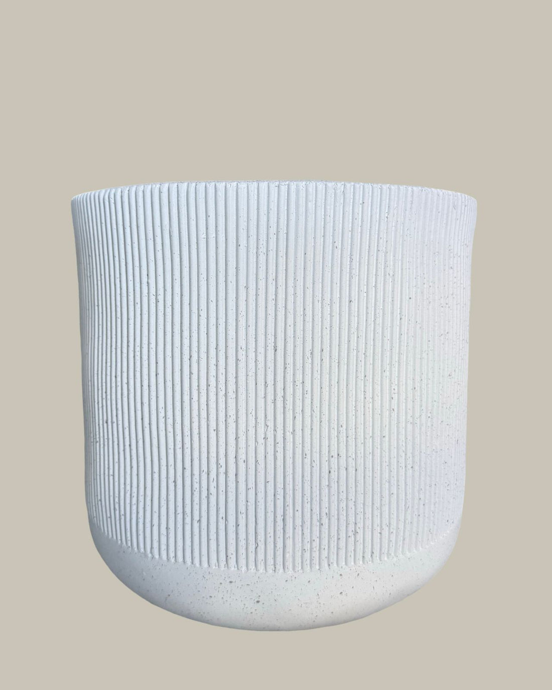 White Fibrestone Planter | Indoor/Outdoor