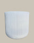 White Fibrestone Planter – Indoor/Outdoor