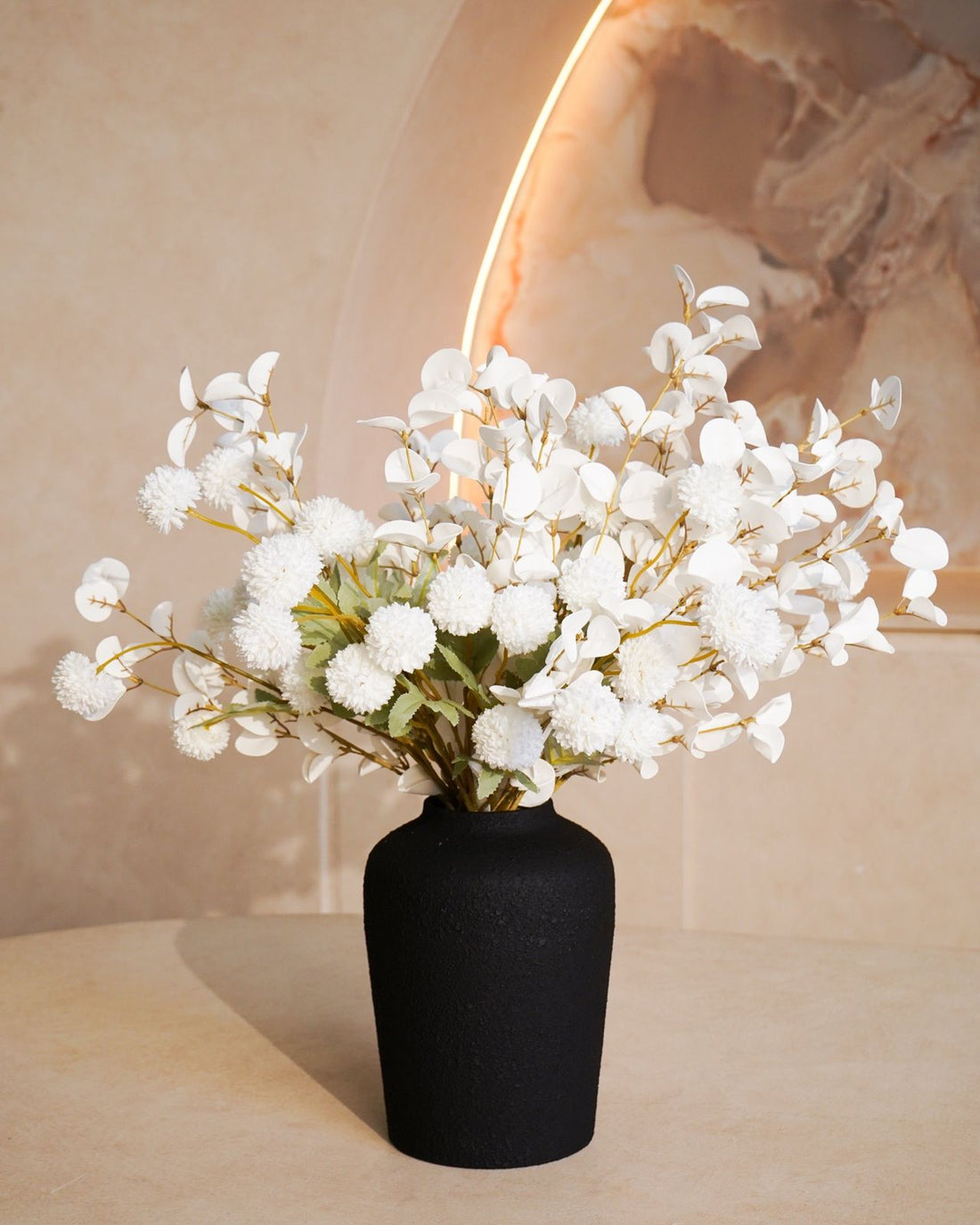 Black Iron Vase