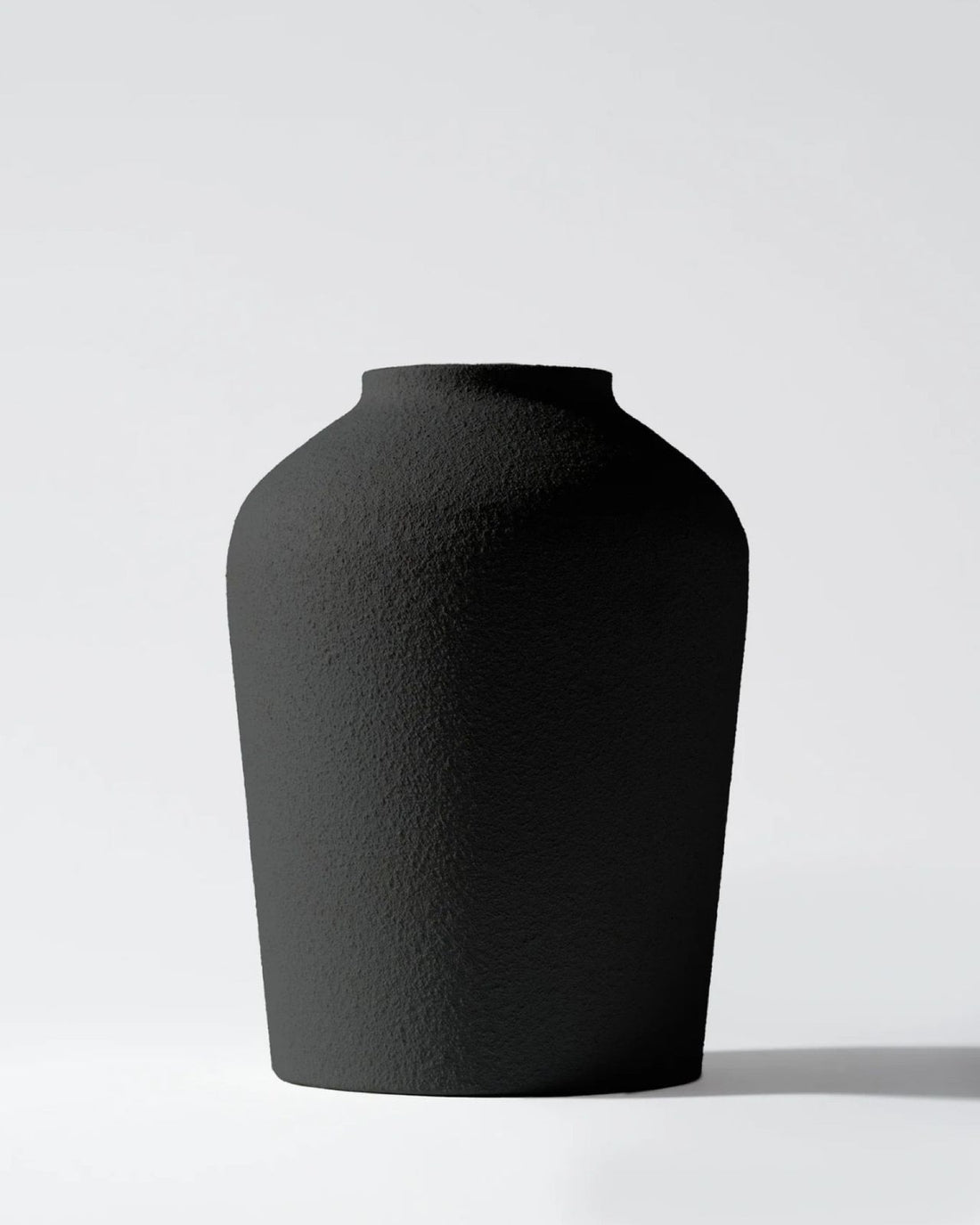 Black Iron Vase