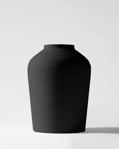 Black Iron Vase