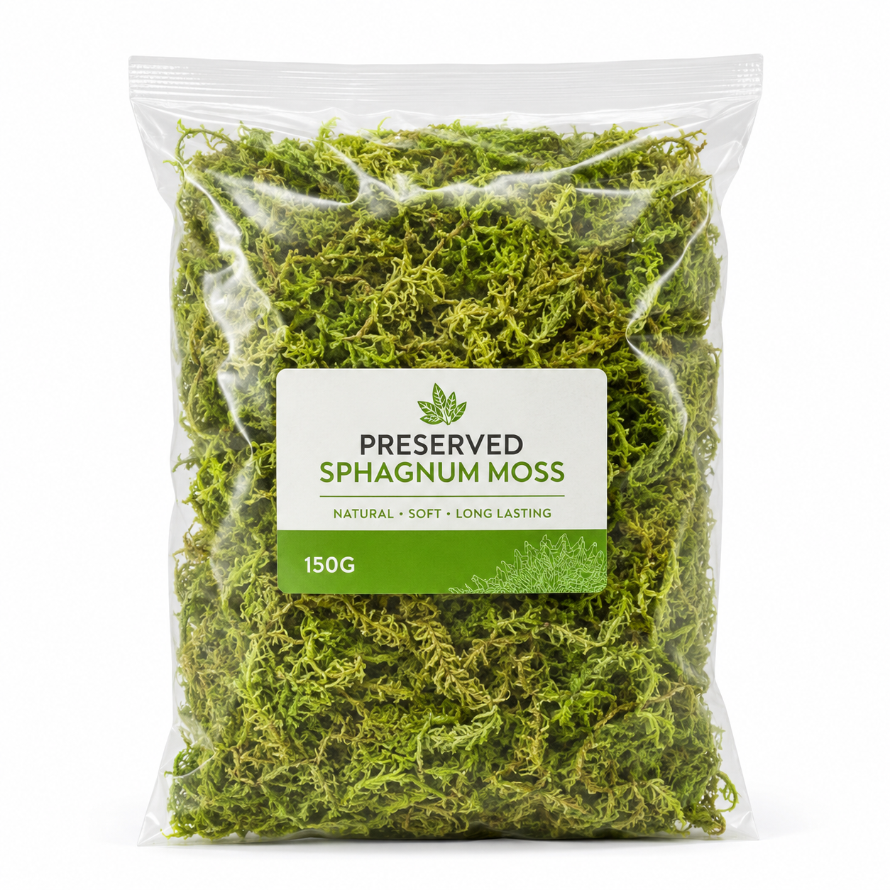 Preserved Spagnum Moss — 150g