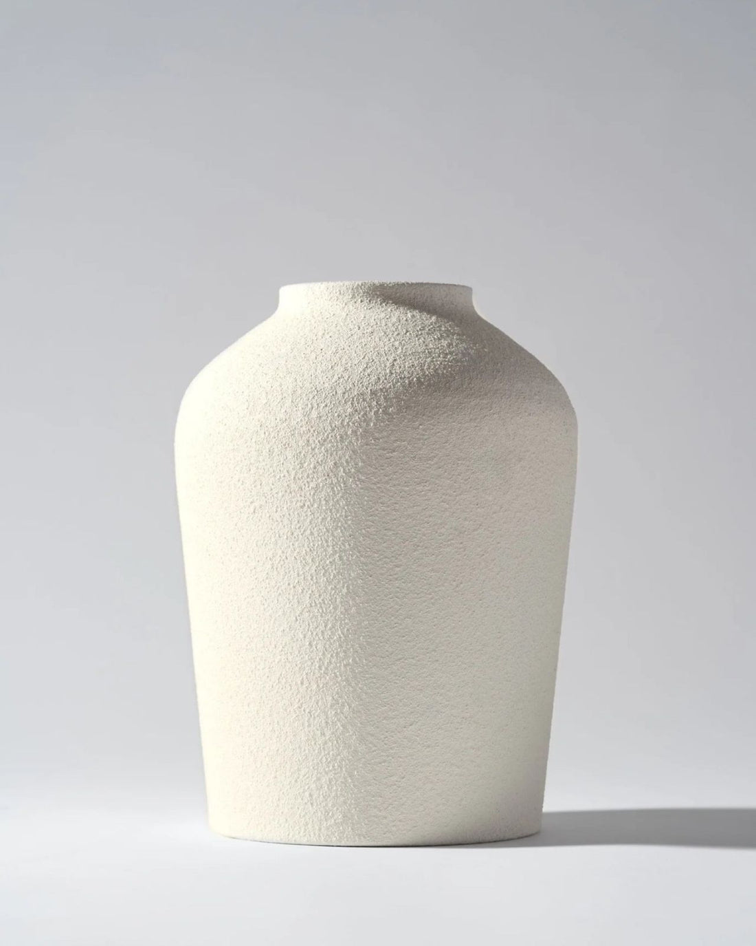 White Iron Vase