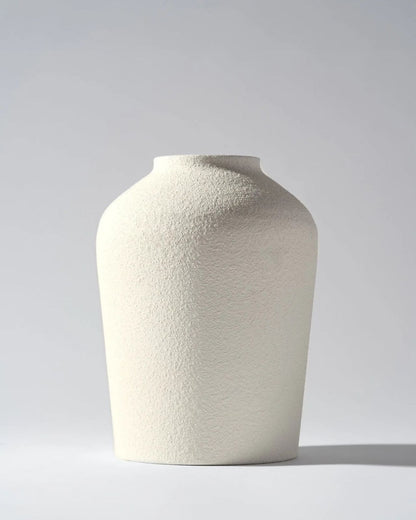 White Iron Vase